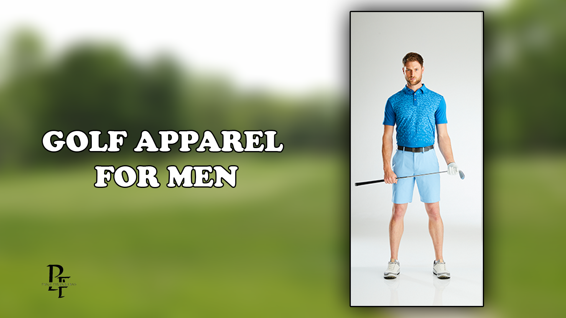 Golf apparel for men